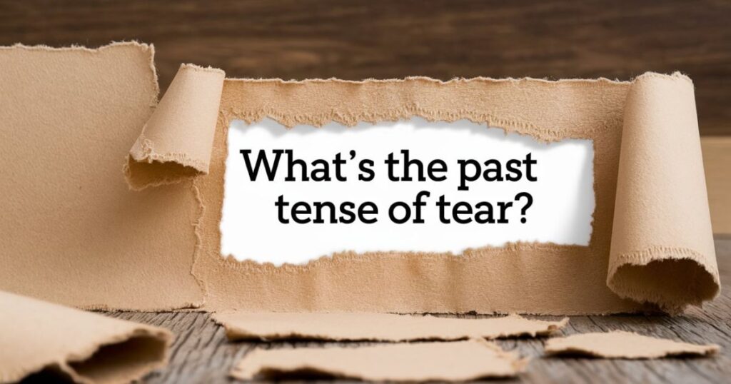 Origins of the Word "Tear"