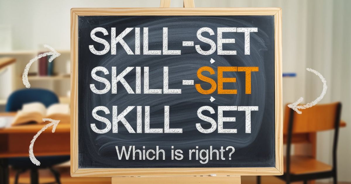 “Skill-Set,” Skillset or Skill Set: Which is Right