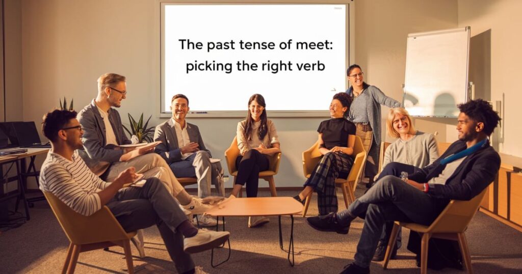 Usage of "Meet" and "Met" in Everyday Conversations