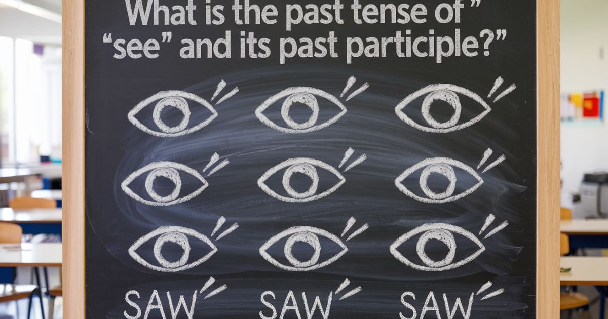 What is the Past Tense of See and Its Past Participle?